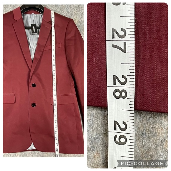 NWT Express Innovator Extra Slim Career Wedding Suit Jacket - Extra Slim 38R - Picture 15 of 16